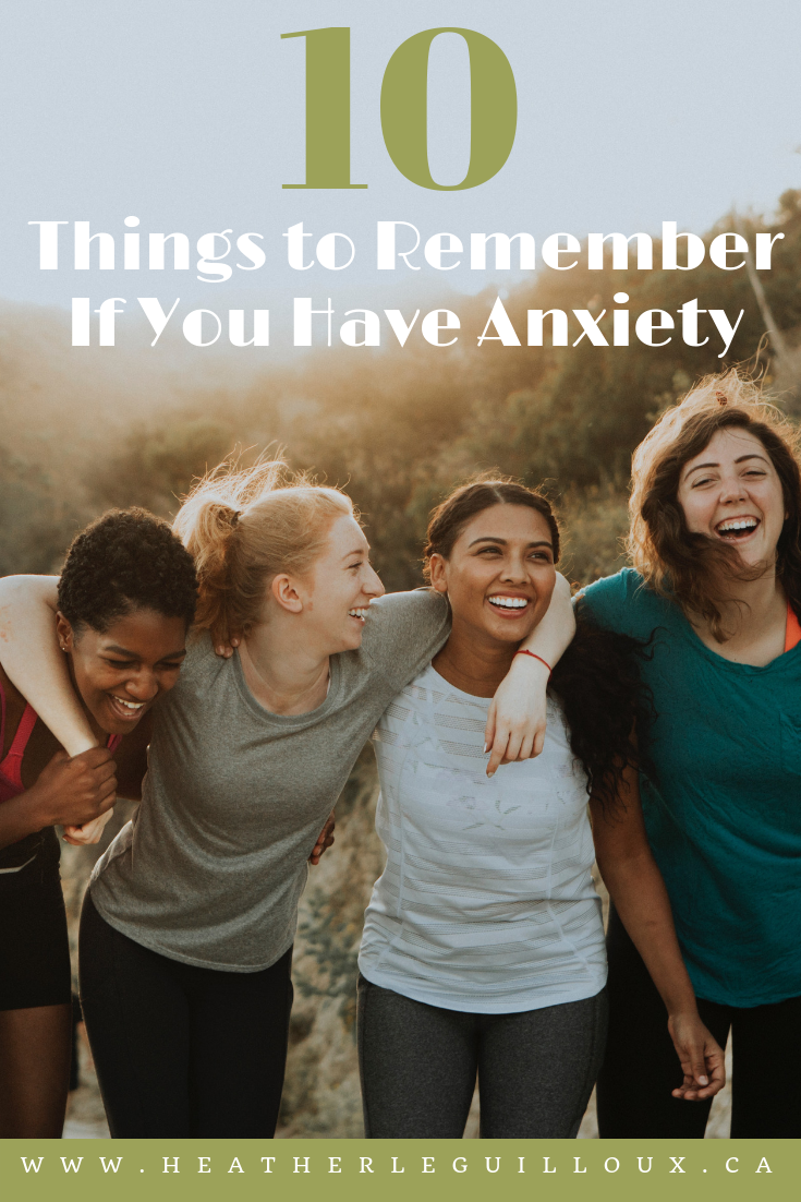 Anxiety impacts us all. Learn 10 things to remember if you have anxiety that has become overwhelming for you to deal with. This article is a guest post from a fellow mental health blogger. #mentalhealth #anxiety #guestpost