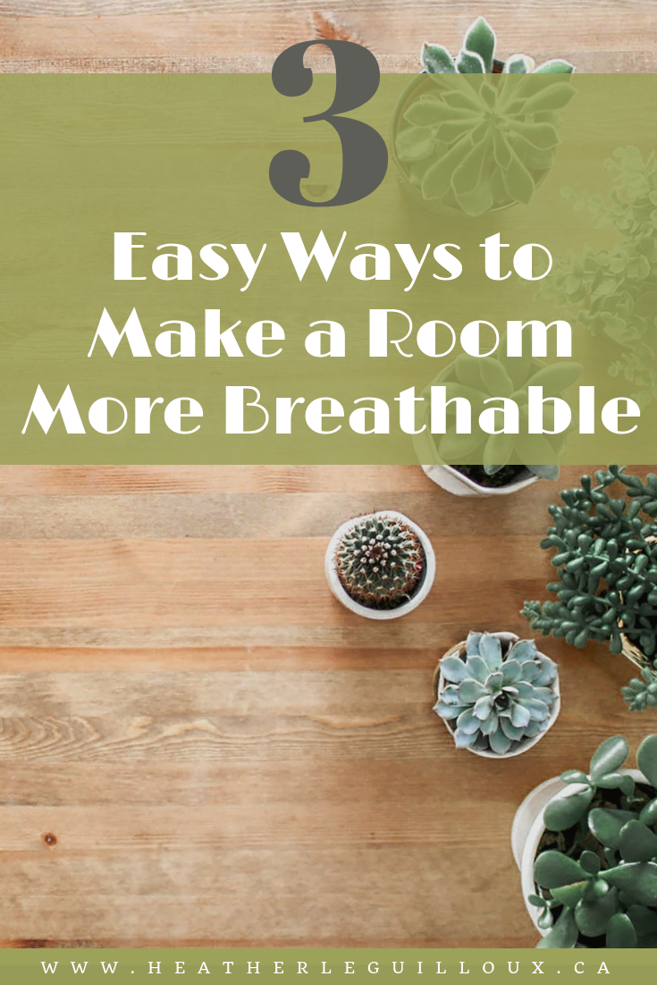 Experiencing a runny nose or itchy eyes? You might be experiencing a reaction to allergens in the air floating around your room! Luckily, there are some simple ways to clean the air. This article will help you learn 3 easy ways to make a room more breathable and a create a healthier environment that you will want to hang out in! Strategies mentioned include adding plants, trying out an air purifier and using aromatherapy. Click to learn more! #plants #airpurifier #aromatherapy #cleanair