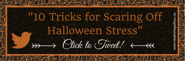 10 simple tricks @hleguilloux for keeping those Halloween stress levels to a minimum so that you can enjoy your evening of frights. #essentialoils #Halloween #holidaystress