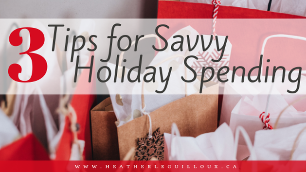 Learn savvy holiday spending tips to lower stress by creating a budget, finding extra spending money, and considering alternative ways of giving can help to lower your stress this holiday season so that you can enjoy what really matters. #holidays #savemoney #lowerstress