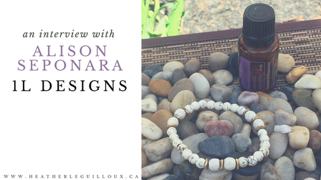 An interview with professional counselor and entrepreneur, Alison Seponara, who shares about her professional background and how she got started with essential oils and designing aromatherapy jewelry. #aromatherapy #bracelet #essentialoils