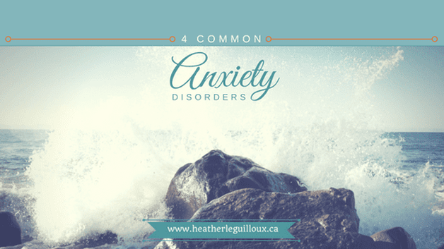 Learn about the symptoms and criteria of 4 Common Anxiety Disorders @hleguilloux #anxiety #anxietydisorders #diagnosis #mentalhealth