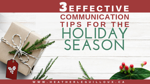 Learn three communication tips of listening, allowing silence, and providing empathy at your next holiday gathering that can be helpful for providing better communication between you and your loved ones so you can truly enjoy the holidays. #empathy #listen #holidays