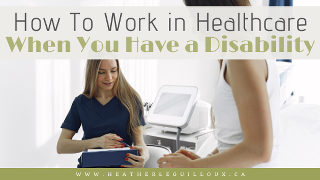 Having a passion for wanting to help others is a great starting point for exploring a career in healthcare. As a person with a disability, there may be some extra challenges in finding the right fit in terms of a job, but there are several ways to navigate forward. #disability #employment #healthcare