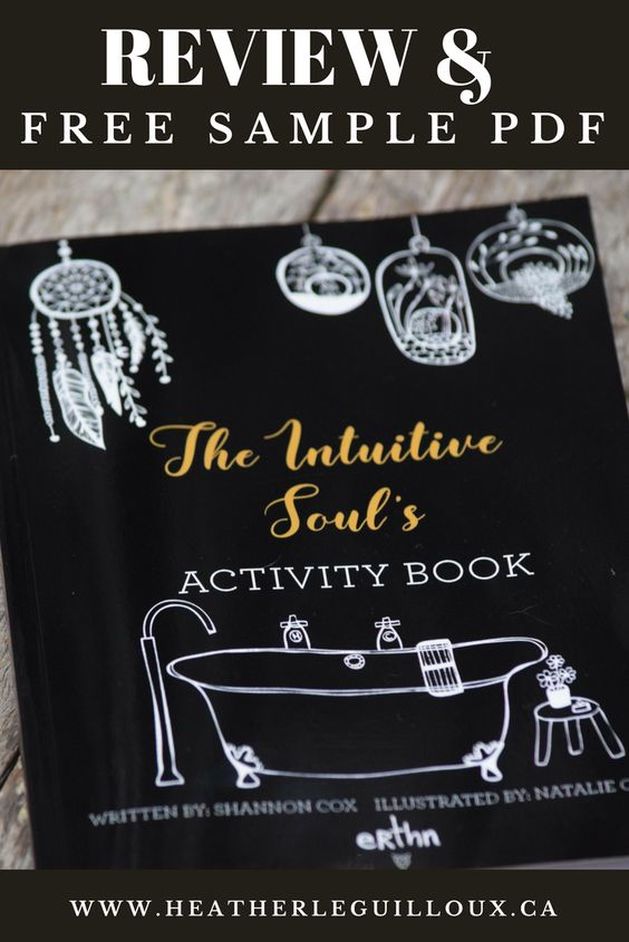 Review and free sample of the personal development book The Intuitive Soul's Activity Book written by Shannon Cox - a great read to increase your natural intuitive nature #personaldevelopment #book #selfcare