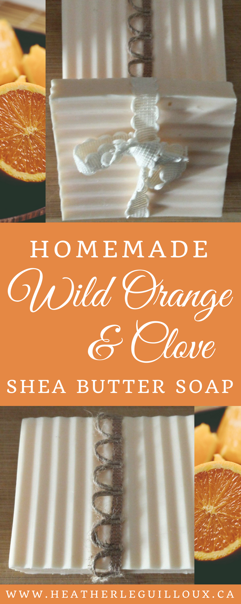 This post will outline how to create your own Wild Orange & Clove Shea Butter Soap made with doTERRA essential oils. This recipe is actually surprisingly simple to create and can also make a great gift for fall or winter holidays. The smell reminds me of a crisp autumn day, watching the leaves fall while sipping on a hot apple cider. #essentialoils #orange #soap