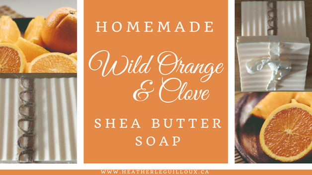 This post will outline how to create your own Wild Orange & Clove Shea Butter Soap made with doTERRA essential oils. This recipe is actually surprisingly simple to create and can also make a great gift for fall or winter holidays. The smell reminds me of a crisp autumn day, watching the leaves fall while sipping on a hot apple cider. #essentialoils #orange #soap