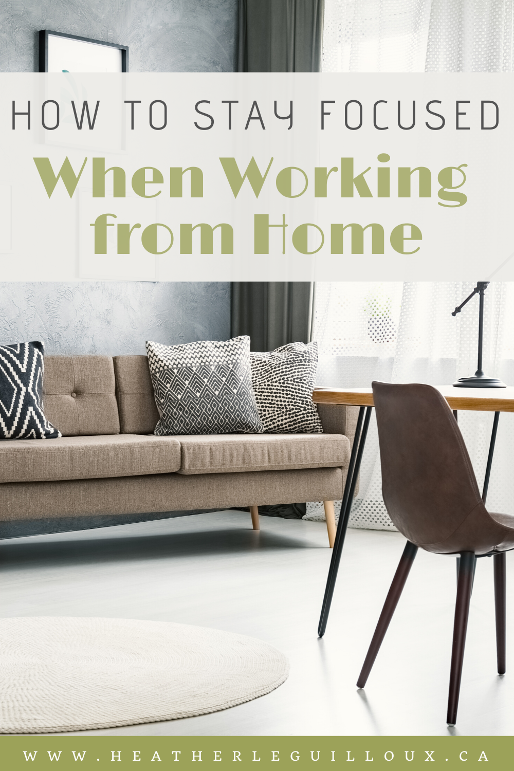 Working from home can be great--you get to spend more time with your family and work comfortably from your favorite spot in the house. However, it can be challenging to keep the productivity level at a maximum, if you don’t create an efficient work routine. Let's explore a few options you have of staying focused and present while working from home. #workathome #focused #present #guestarticle